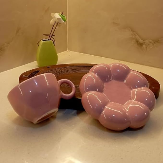 New Trendy Ceramic Chai cup & Coffee cups ( set of 2 pcs ) 200ML